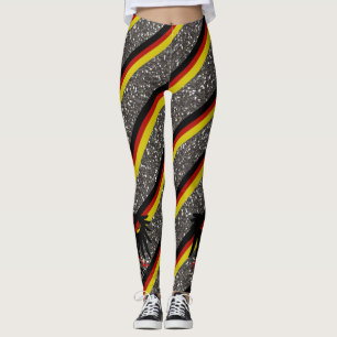 Legging Bandeira de faixas alemã