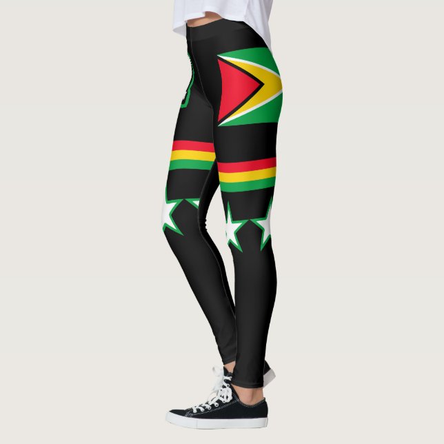 Legging Bandeira de Guyana (Esquerda)