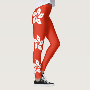 Legging Bandeira de Hong Kong