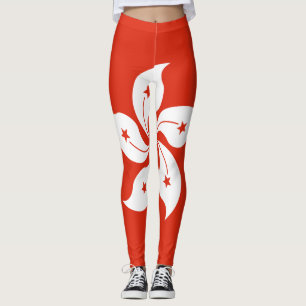 Legging Bandeira de Hong Kong