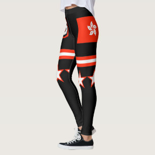 Legging Bandeira de Hong Kong