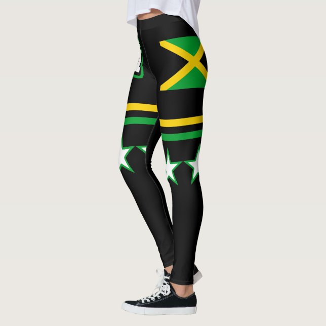 Legging Bandeira de Jamaica (Esquerda)