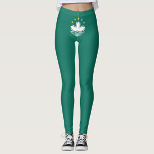 Legging Bandeira de Macau (região chinesa)
