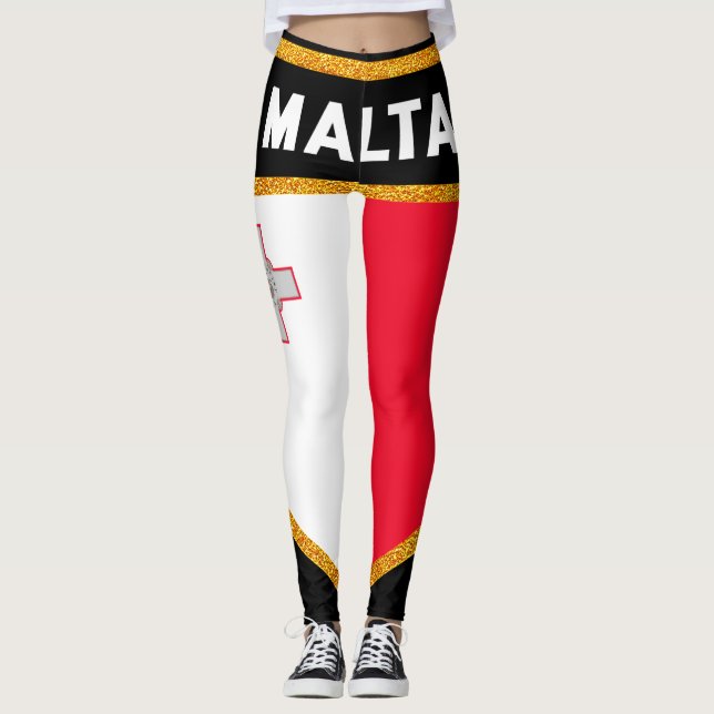 Legging Bandeira de Malta (Frente)