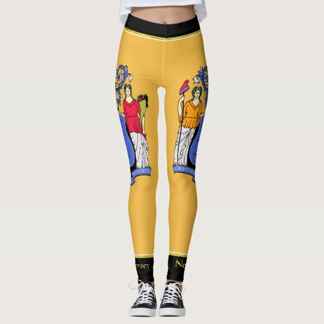 Legging Bandeira de New-jersey (Frente)