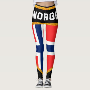 Legging Bandeira de Norge