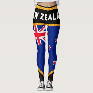 Legging Bandeira de Nova Zelândia
