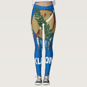 Legging bandeira de Oklahoma