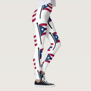 Legging Bandeira de Puerto Rico
