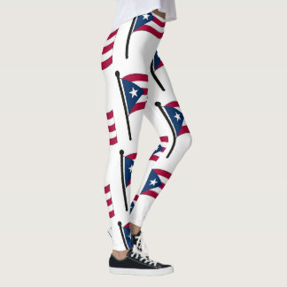 Legging Bandeira de Puerto Rico