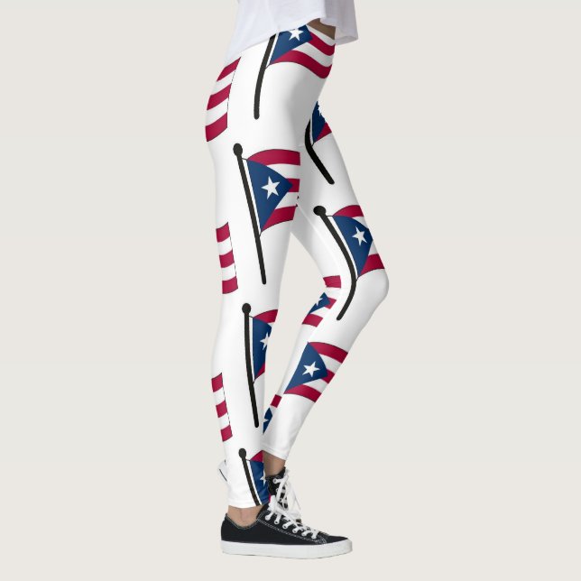 Legging Bandeira de Puerto Rico (Direita)