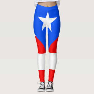 Legging Bandeira de Puerto Rico