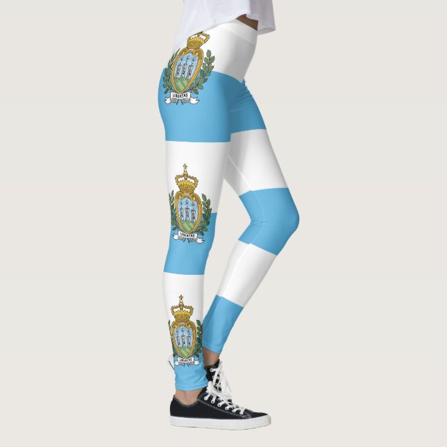 Legging Bandeira de São Marinho (Direita)