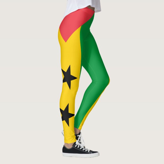 Legging Bandeira de São Tomé e Príncipe (Direita)