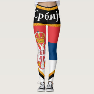 Legging Bandeira de Serbia