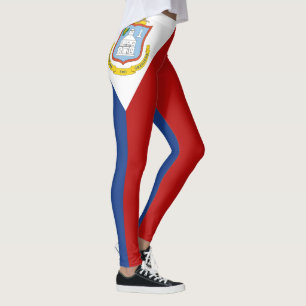Legging Bandeira de Sint Maarten