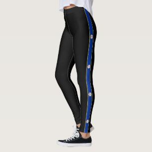 Legging bandeira de stripe da Virgínia