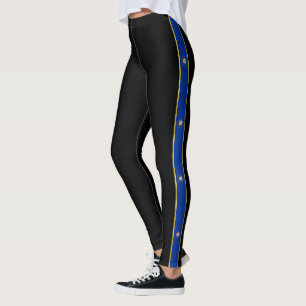 Legging Bandeira de stripe de Utah