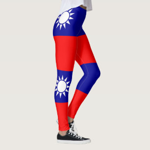Legging Bandeira de Taiwan
