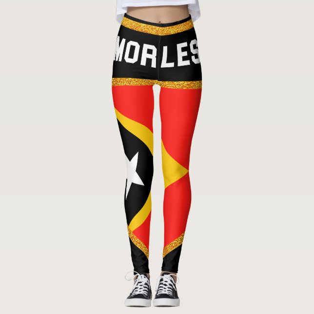 Legging Bandeira de Timor-Leste (Frente)