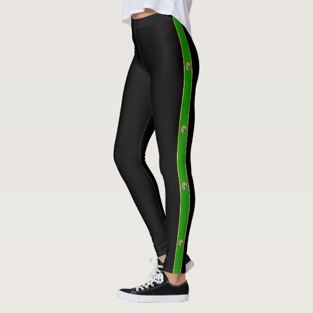 Legging bandeira de Washington stripe (Esquerda)
