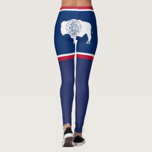 Legging Bandeira de Wyoming