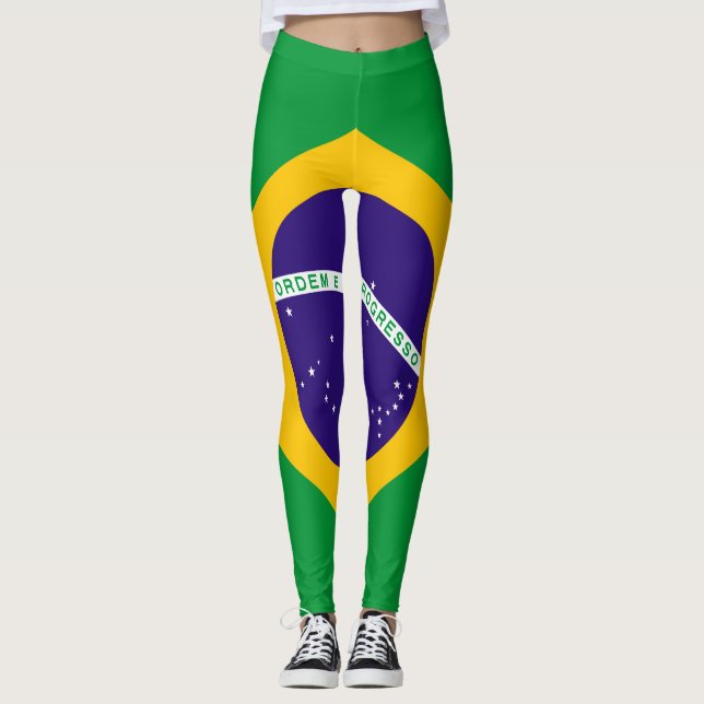 Legging Bandeira do Brasil (Frente)