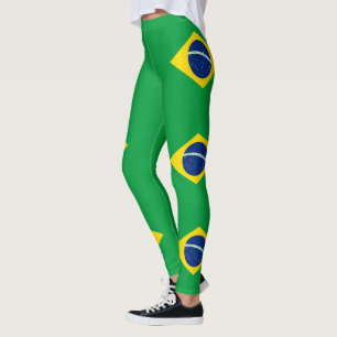 Legging Bandeira do Brasil Patriótico
