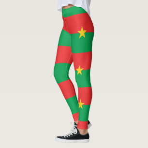 Legging Bandeira do Burkina Faso