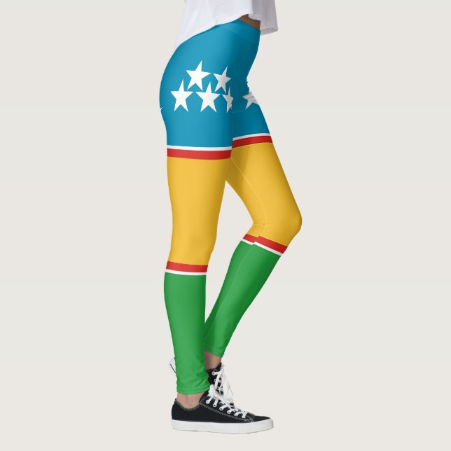 Legging Bandeira do Caracalpaquistão (Direita)