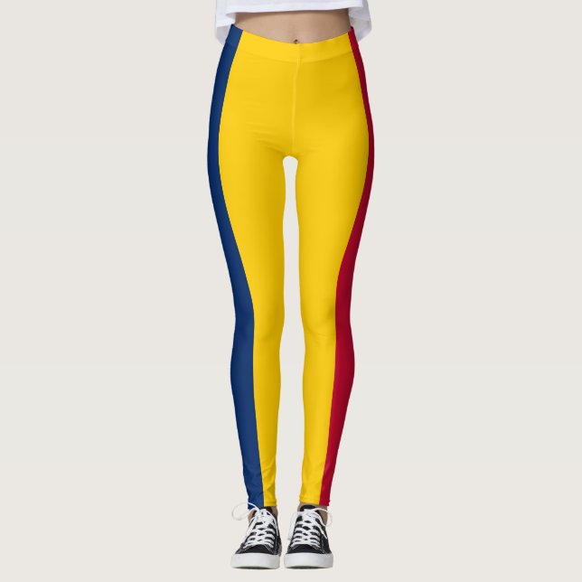 Legging Bandeira do Chade (Frente)
