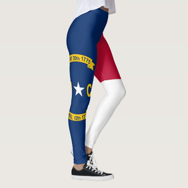 Legging Bandeira do Estado da Carolina do Norte (Direita)