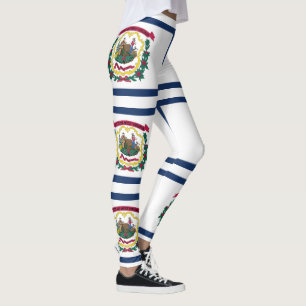 Legging Bandeira do Estado da Virgínia Ocidental