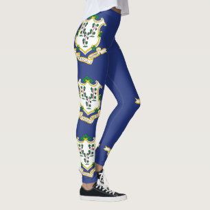Legging Bandeira do Estado de Connecticut