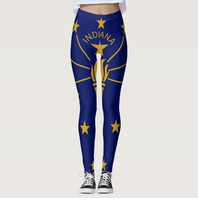 Legging Bandeira do Estado de Indiana (Frente)