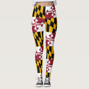 Legging Bandeira do estado de Maryland