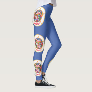 Legging Bandeira do estado de Minnesota