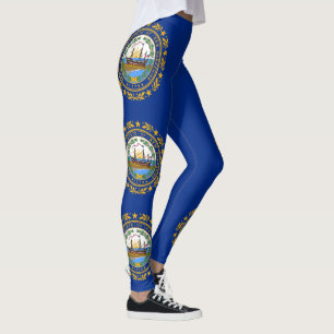 Legging Bandeira do Estado de New Hampshire