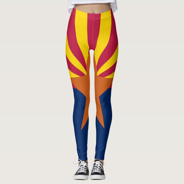 Legging Bandeira do estado do Arizona (Frente)