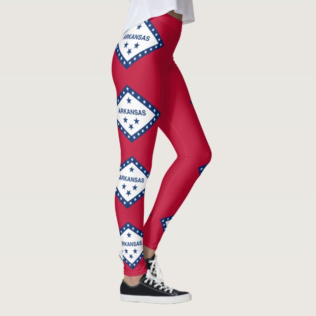 Legging Bandeira do Estado do Arkansas (Direita)