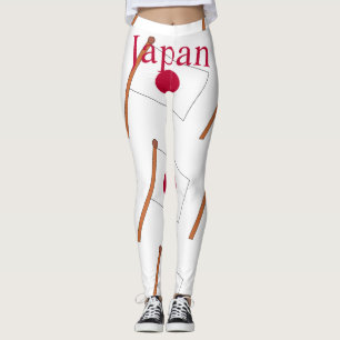 Legging Bandeira do Japão Thunder_Cove