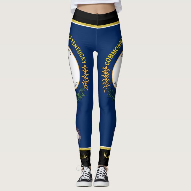 Legging Bandeira do Kentucky (Frente)