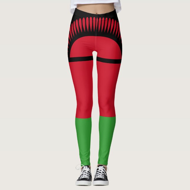 Legging Bandeira do Malawi (Frente)