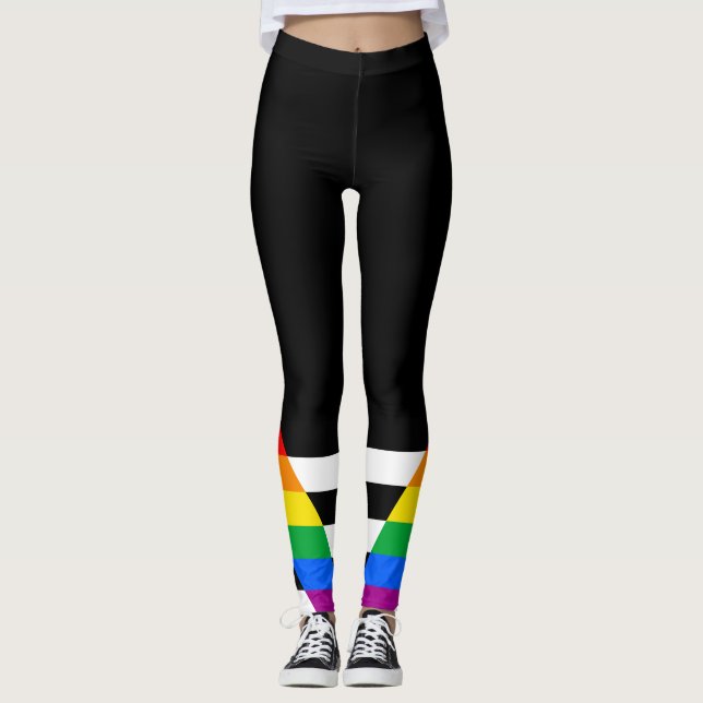 Legging Bandeira do Orgulho Aliado (Frente)