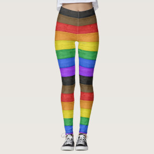 Legging Bandeira do orgulho gay inclusivo de SlipperyJoe t