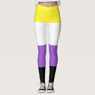 Legging Bandeira do Orgulho Não Binário