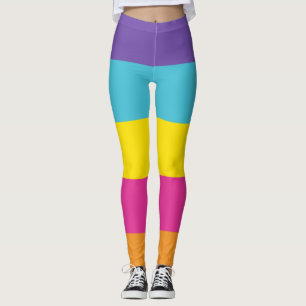Legging Bandeira do Orgulho Não Binário de Gênero