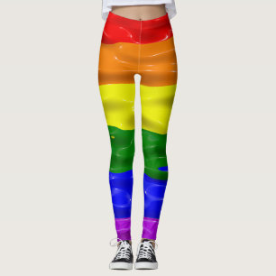 Legging Bandeira do orgulho SlipperyJoe's líquido brilhant