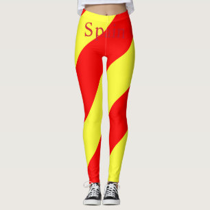 Legging Bandeira do País Espanha Thunder_Cove