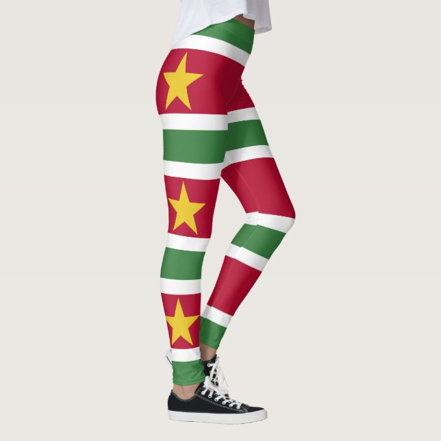 Legging Bandeira do Suriname (Direita)